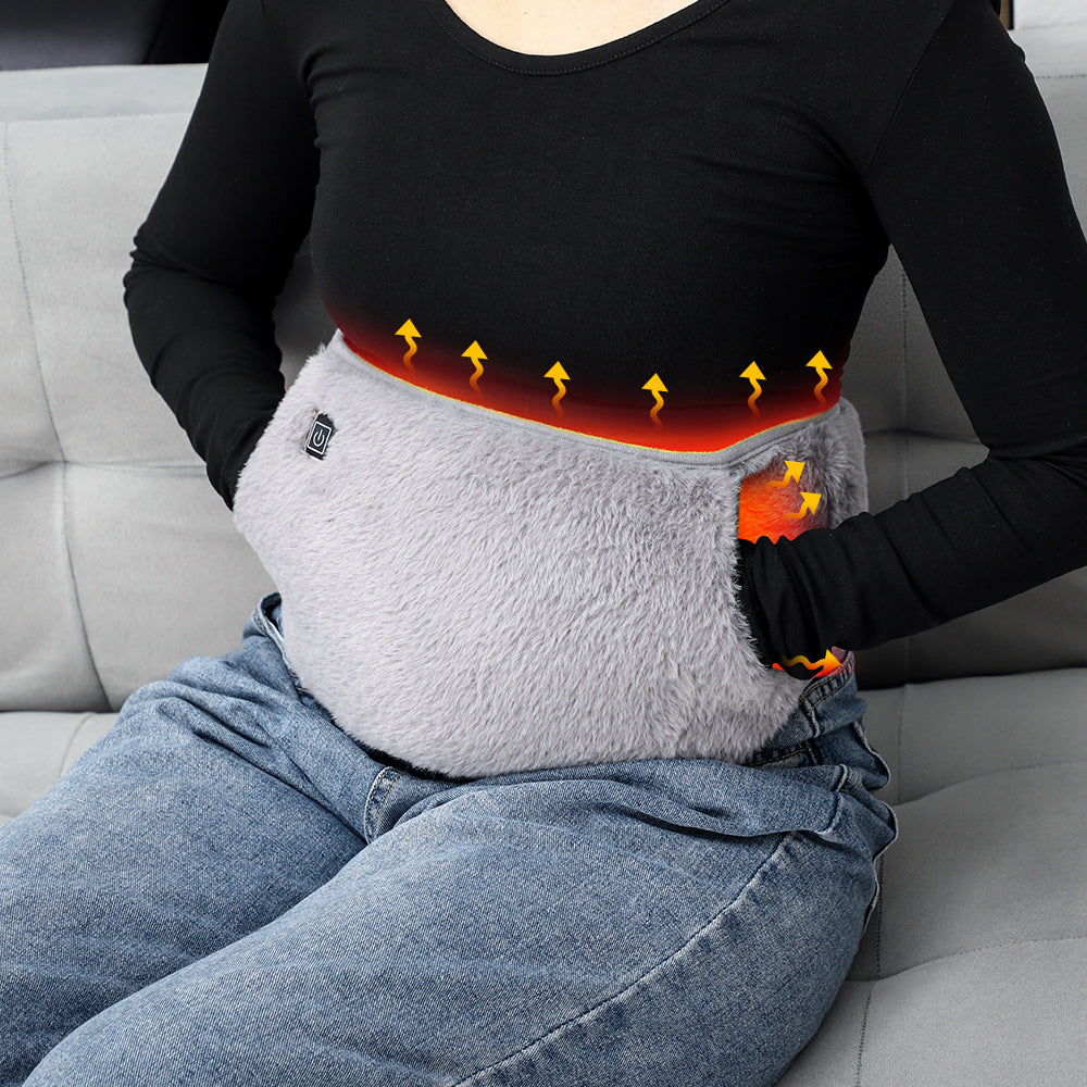 Electric Heating Belt For Stomach, 3-Step Thermostat, Adjustable